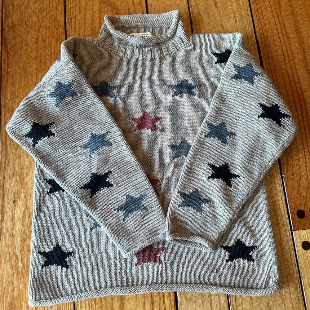 VINTAGE! PLANET EARTH IMPORTS! Sweater size small.